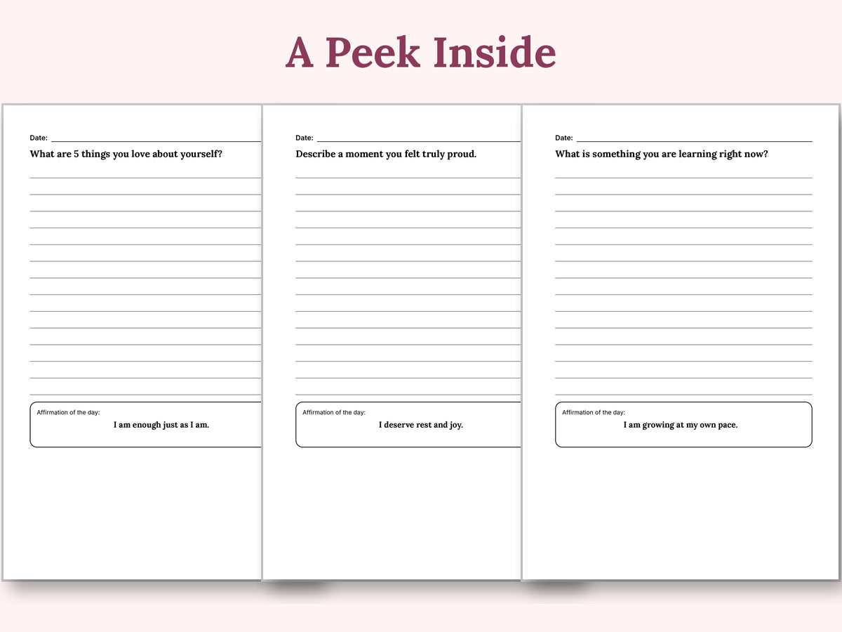 Glow Up: A Self-Love Journal for Teen Girls
