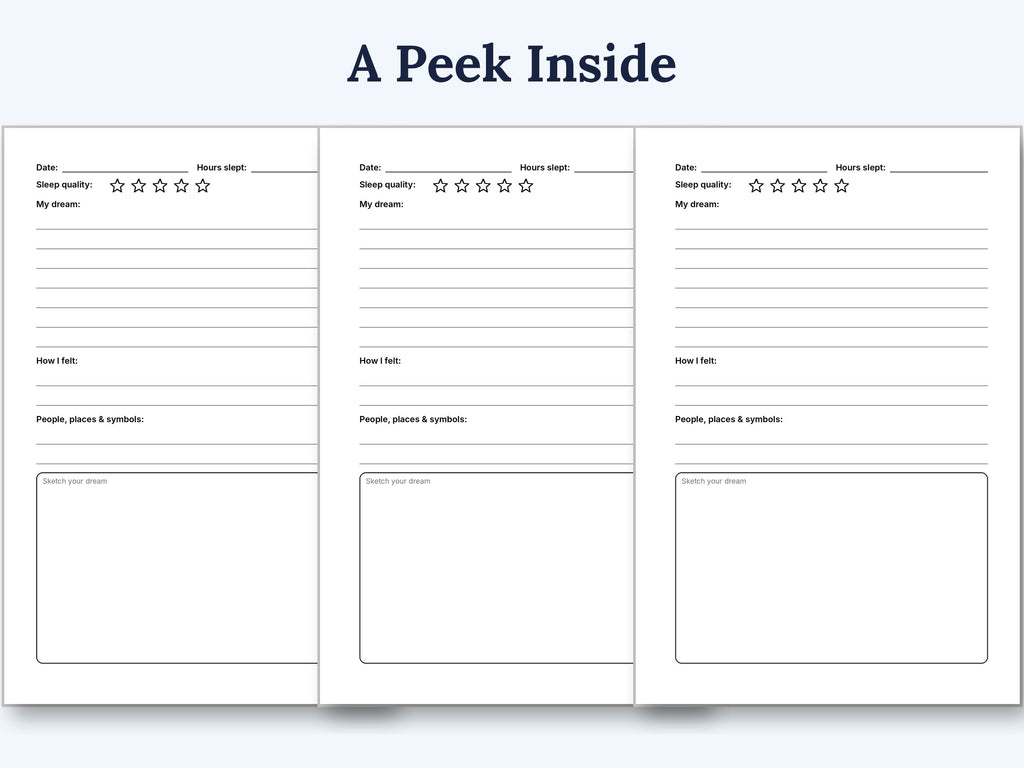 Dream Journal: Record, Remember and Explore Your Dreams