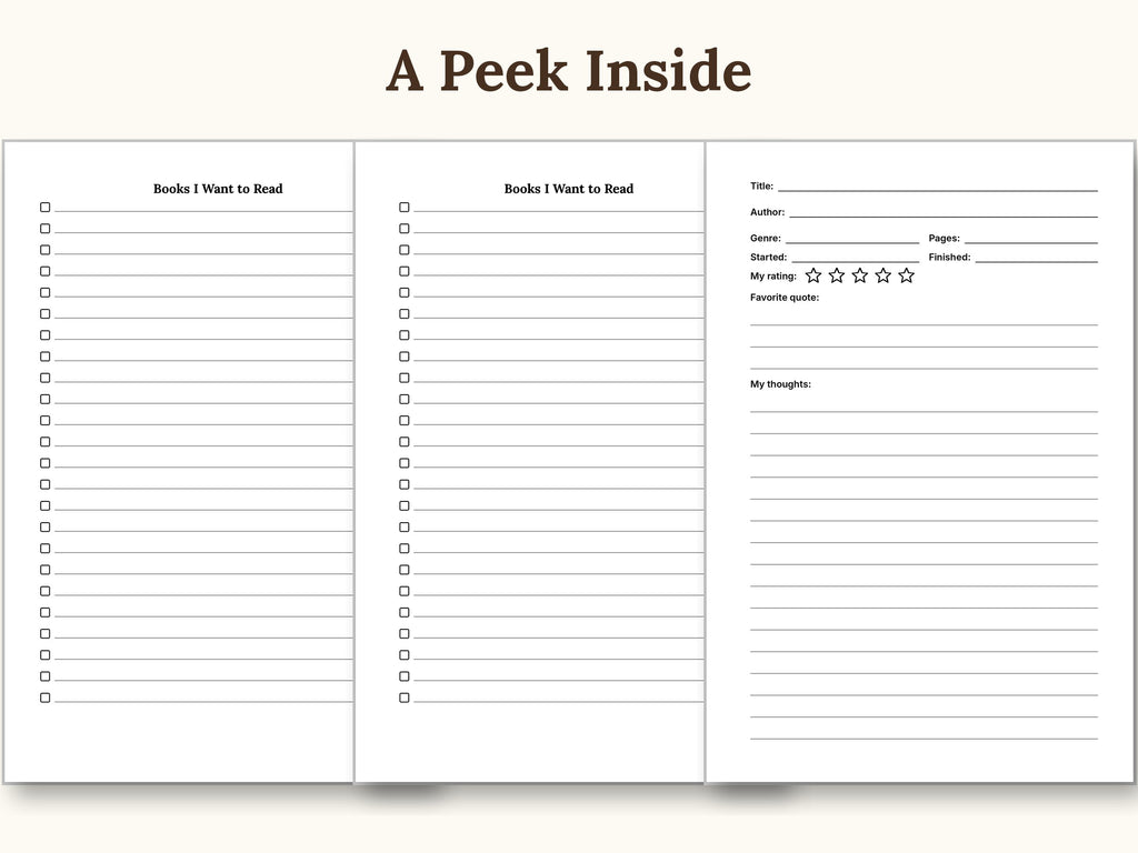 Page Turner: A Reading Journal and Book Log