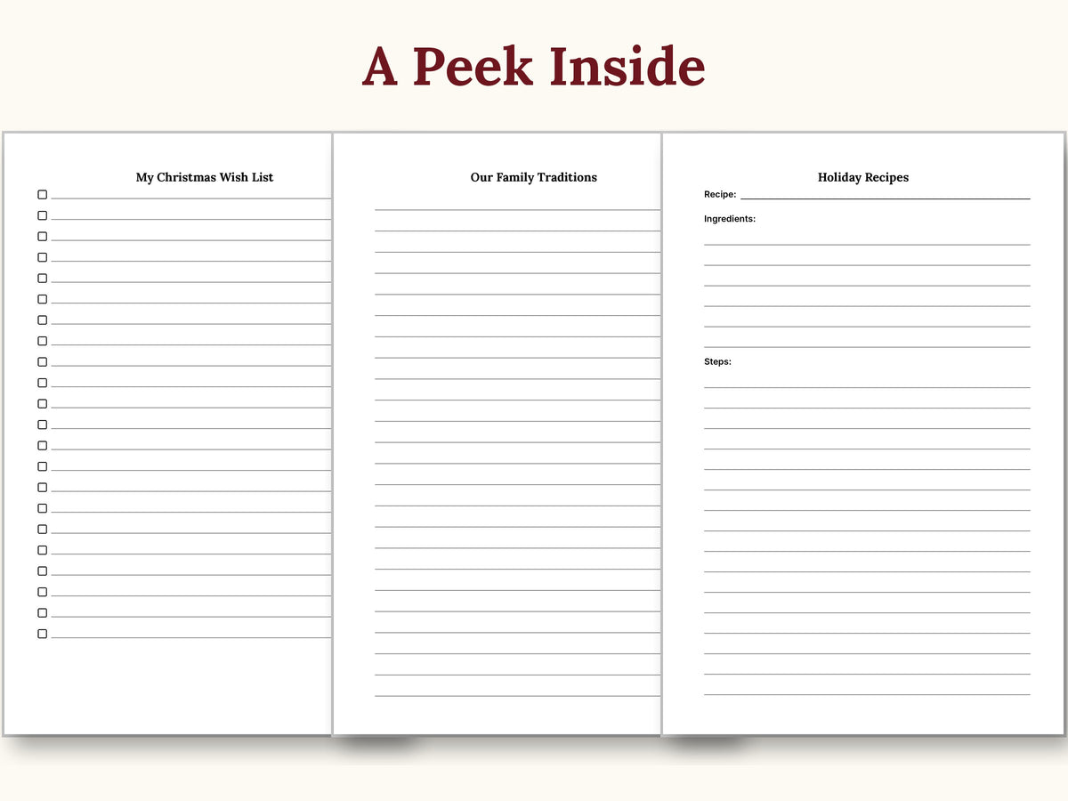 Merry Little Moments: A Christmas Gratitude Journal