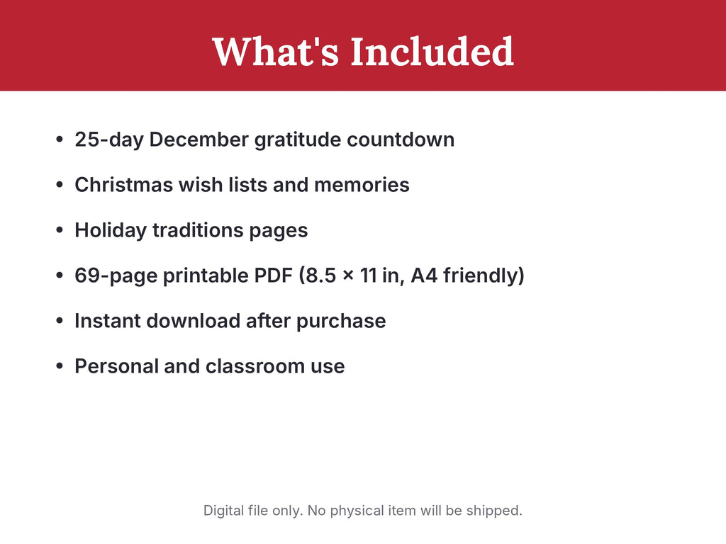Merry Little Moments: A Christmas Gratitude Journal