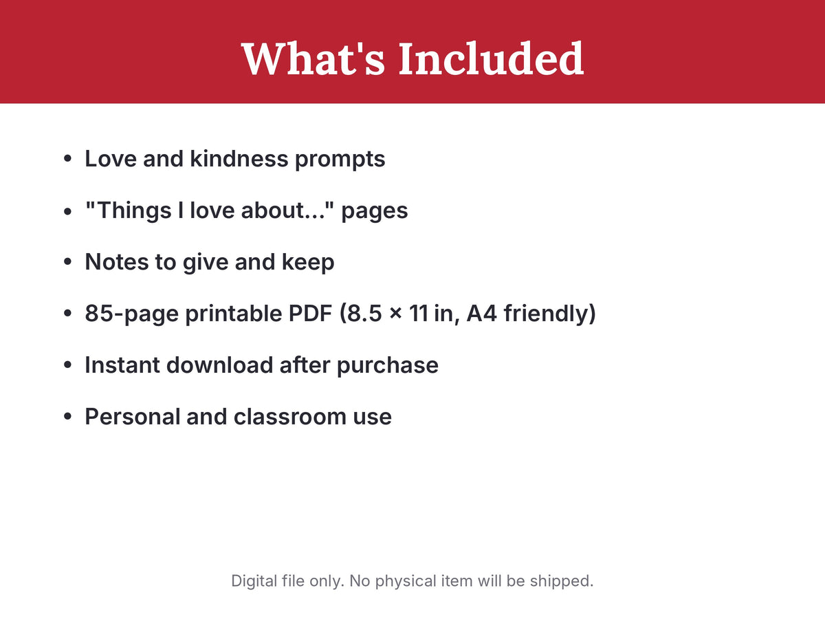 Love Notes: A Valentine's Journal of Love and Kindness