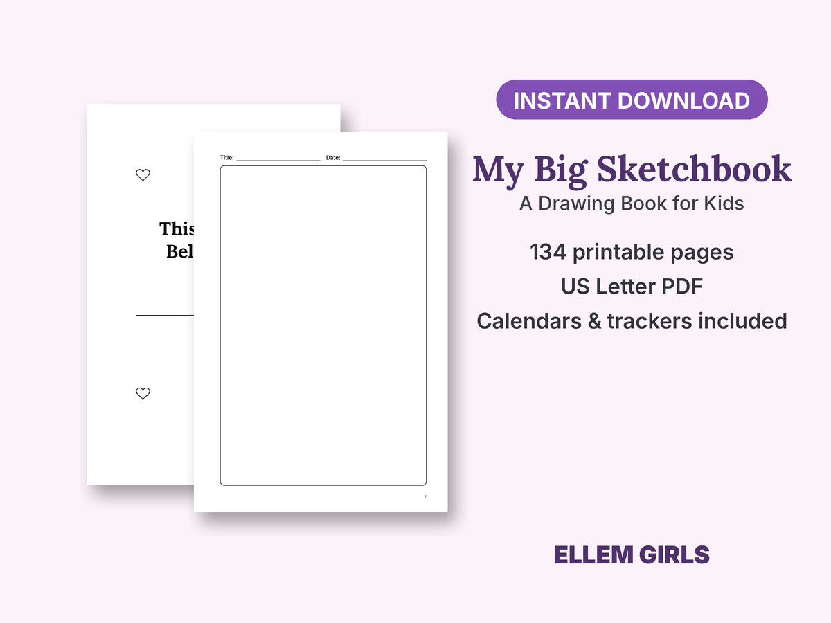 My Big Sketchbook journal cover