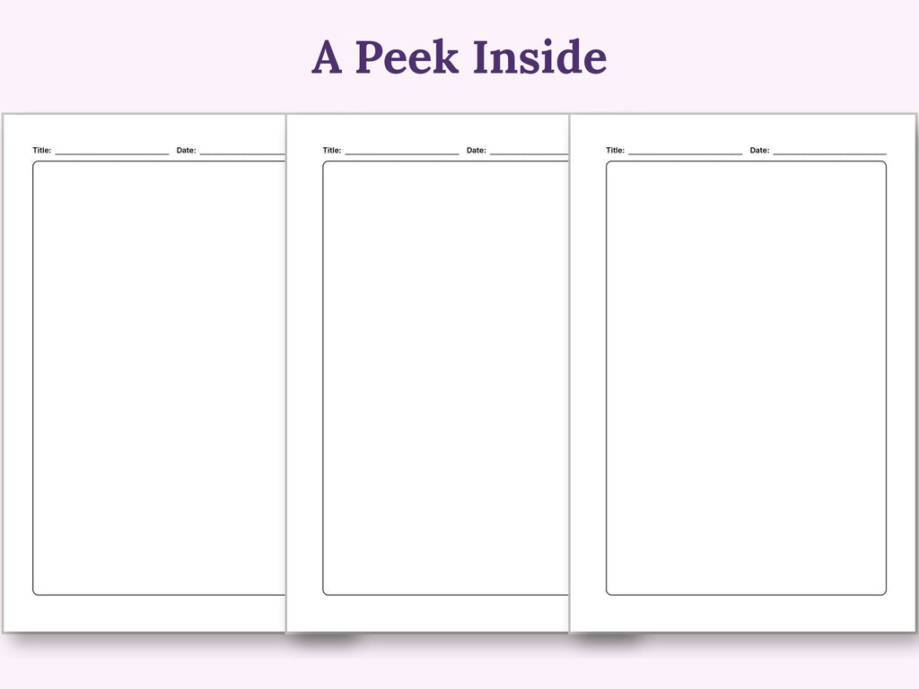 My Big Sketchbook: A Drawing Book for Kids