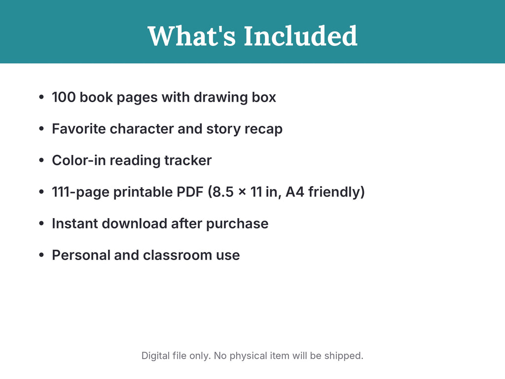 Bookworm Club: A Reading Log for Kids