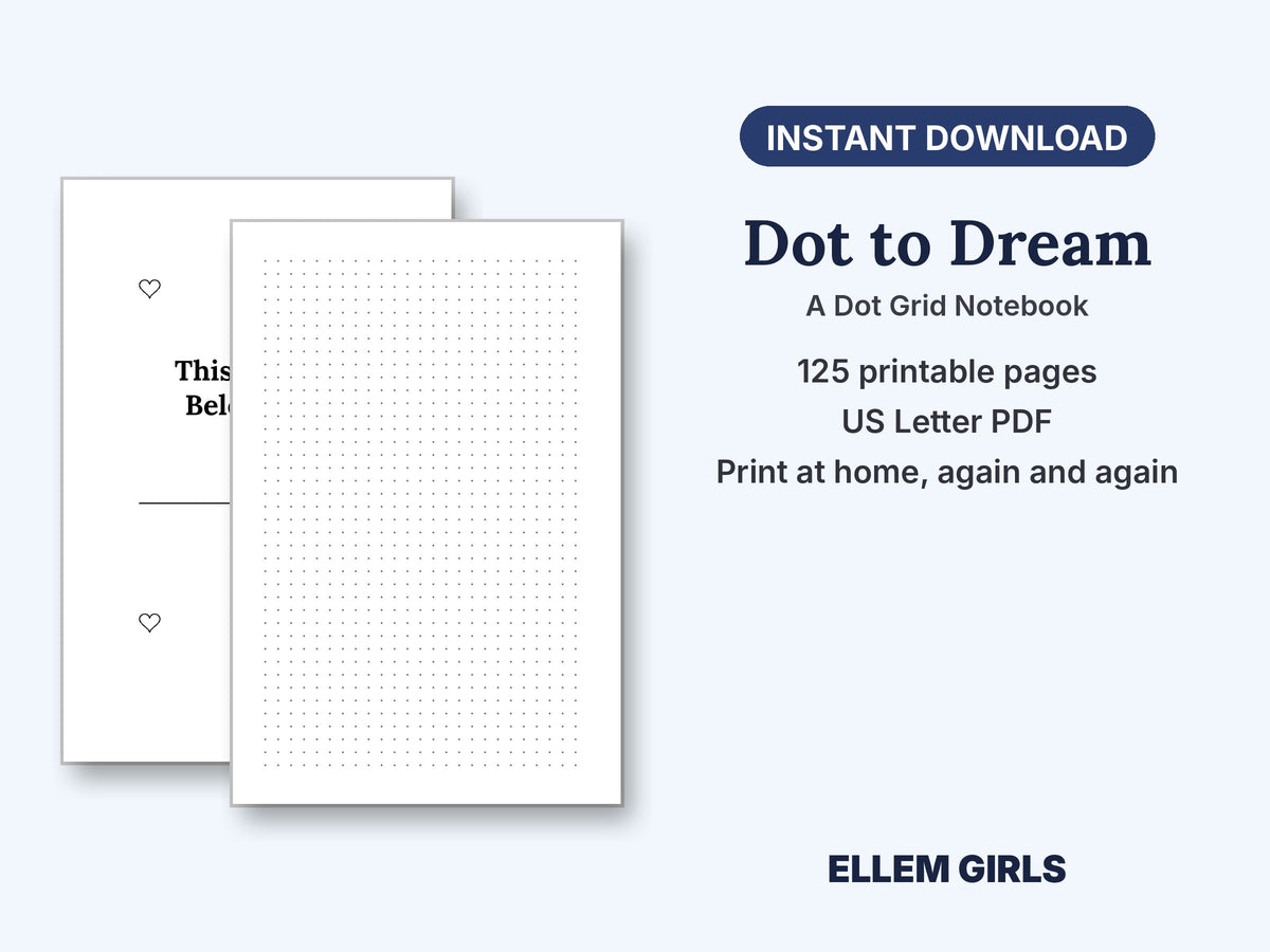 Dot to Dream: A Dot Grid Notebook