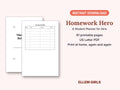 Homework Hero: A Student Planner for Girls