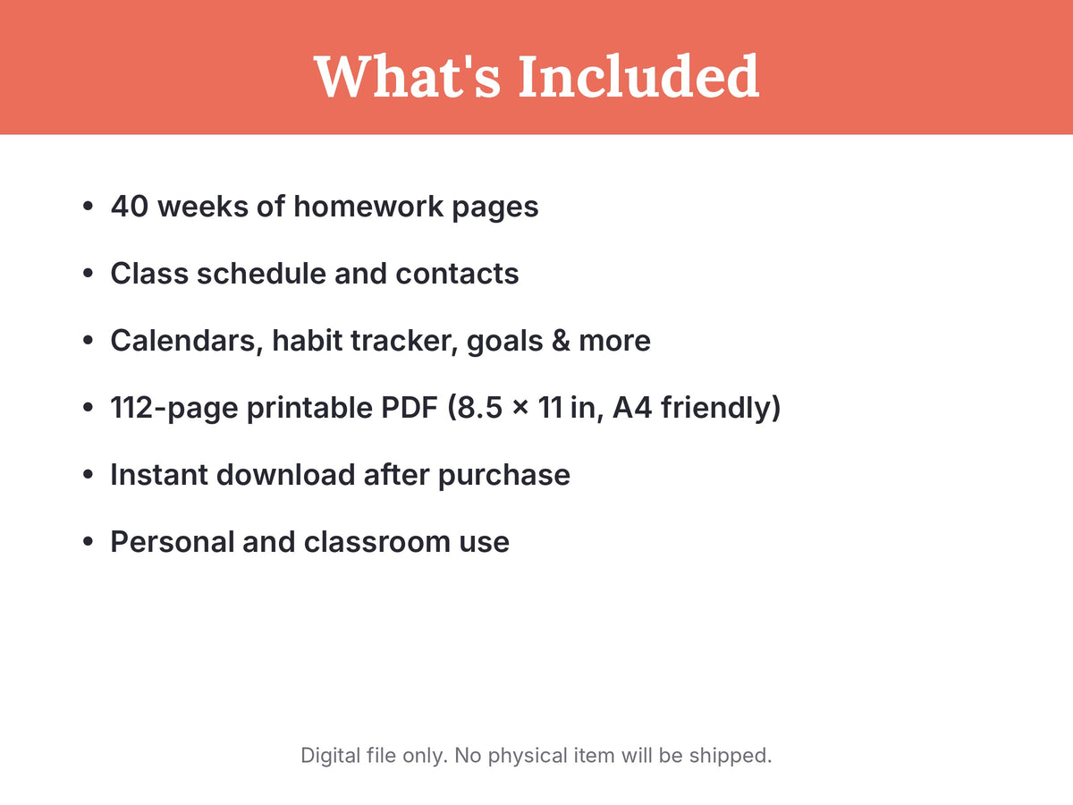 What's included